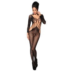 Macacão Bodystocking com Manga Monique