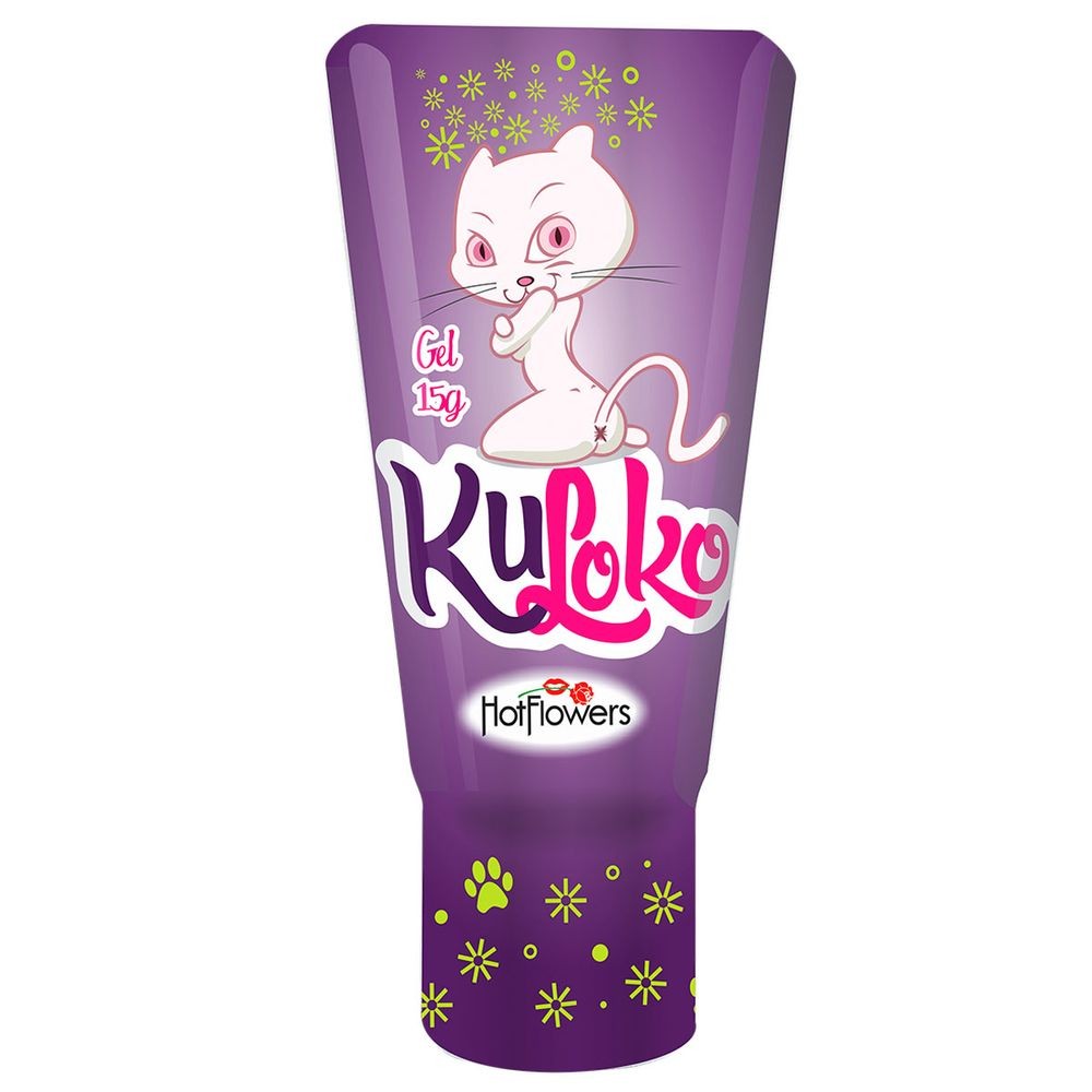 Kuloko Gel Dessensibilizante e Excitante Anal 15g Linha Brasileirinhos Hot Flowers