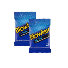 Preservativo Blowtex Action com 3 Unidades