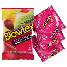 Preservativo Blowtex Tutti-Frutti com 3 Unidades