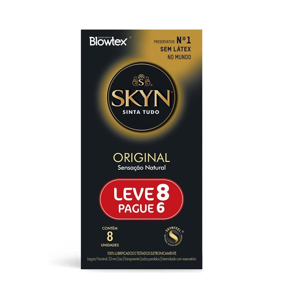 Blowtex Skyn Original Leve 8 Pague 6 Unidades