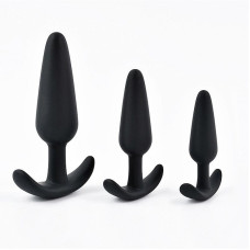 Plug Anal em Silicone Aveludado 12,3cm x 3,1cm