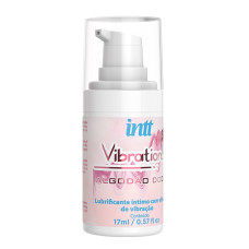 Vibration Gel Excitante que Vibra Power Extra Forte Algodão Doce Intt