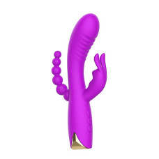 Vibrador de Ponto G e Clitóris com Plug Anal NV Toys