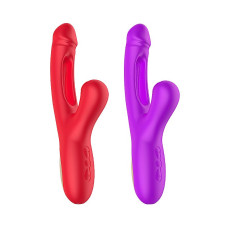 Vibrador de Ponto G com Sugador de Clitóris e Dedilhar Leny