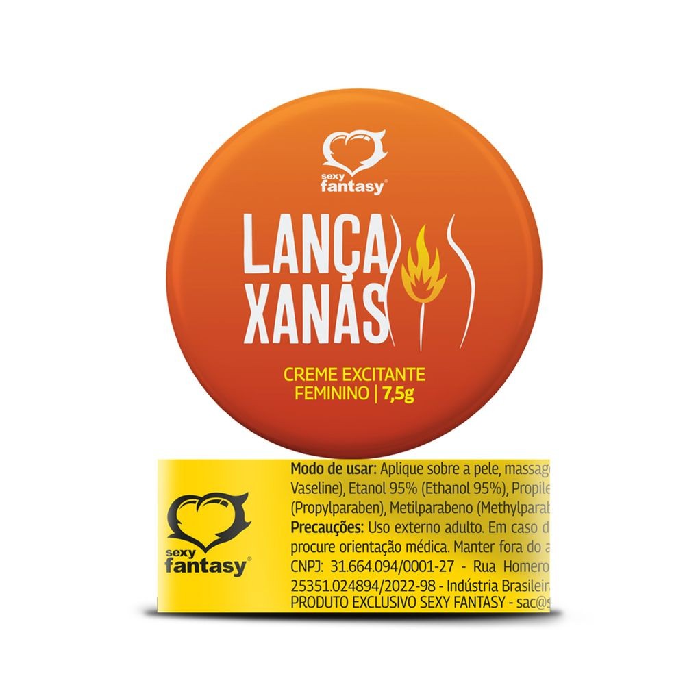 Pomada Excitante Lança Xanas 7,5g Sexy Fantasy