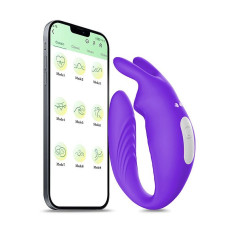 Vibrador de Casal com App de Celular Hera