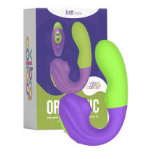 Orgasmic Vibrador de Ponto G e Sugador de Clitóris com Impulso Linha Vibra Collors