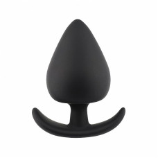 Plug Anal em Silicone Tamanho M 6,7 x 3,5cm