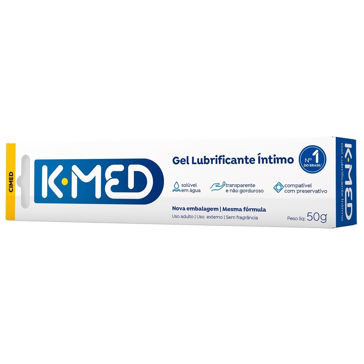 Gel Lubrificante Íntimo Neutro K-Med 50g