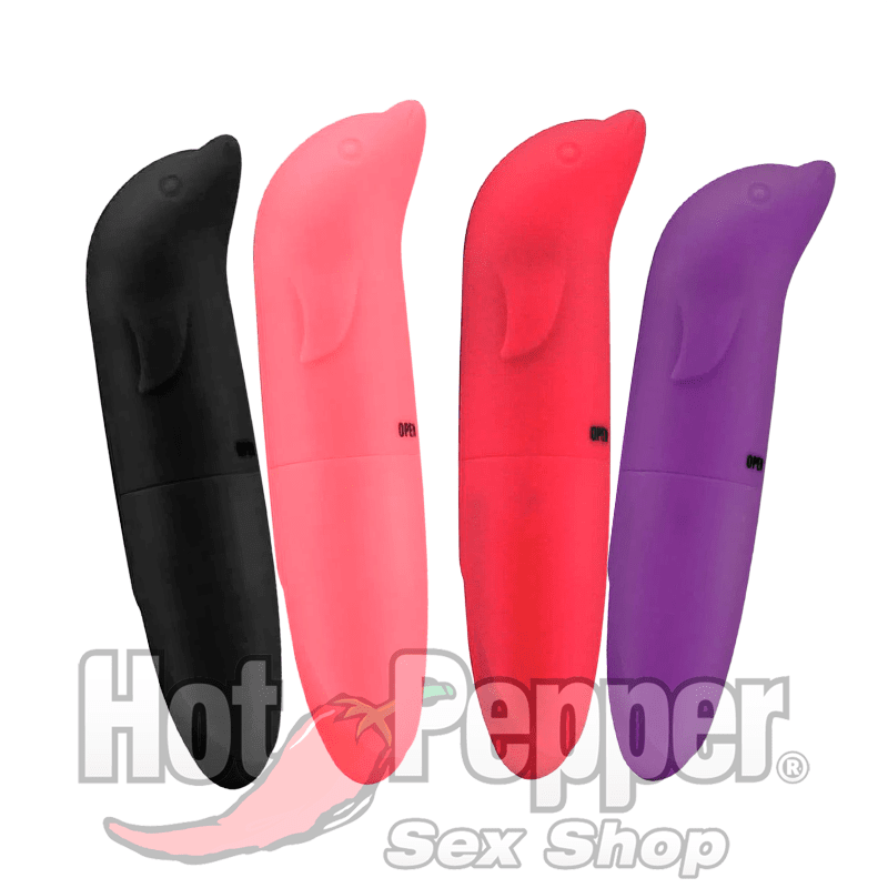 Vibrador Ponto G Aveludado Formato Golfinho