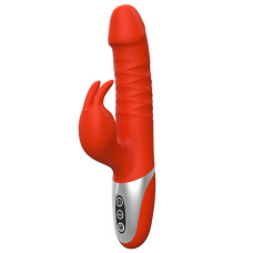 Fun Rabbit Vibrador Vai e Vem Recarregável com Estimulador de Clitóris